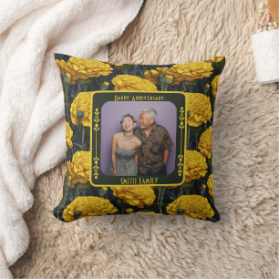 Elegant Couple 15Th Anniversary Throw Pillow 