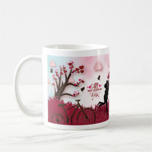 Elegant Couple Lover Valentine's Day  Coffee Mug