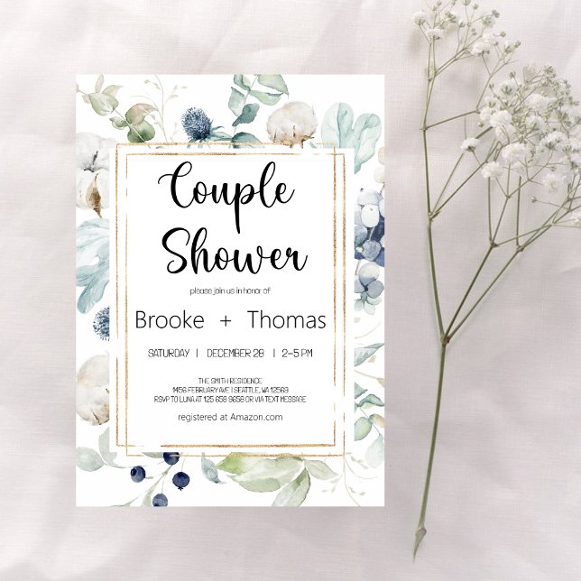Elegant Couples shower invitation (Creator Uploaded)