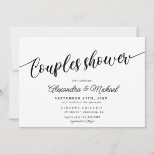 Elegant Couples Shower Invitation
