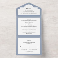 Elegant Couture | Dusty Blue Wedding