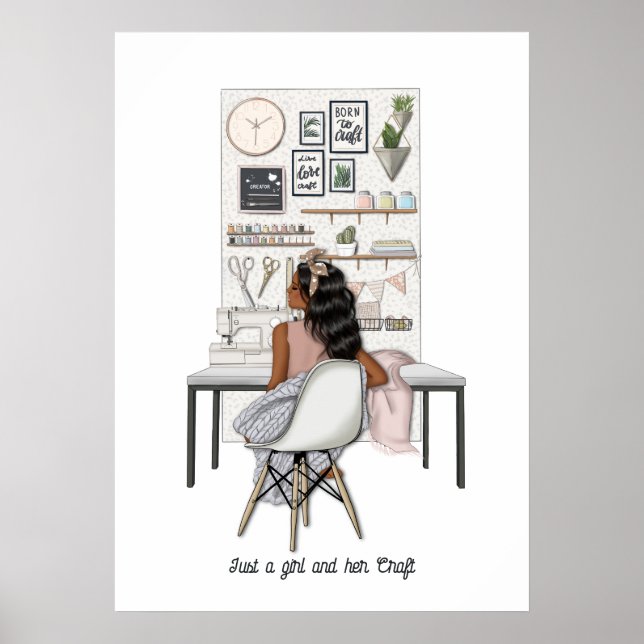 Elegant Crafting Queen Poster (Front)