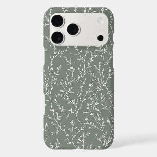 Elegant Cream Botanical Branches Floral Phone Case