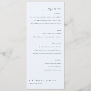 Elegant Cream Menu Template