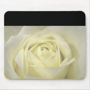 Elegant Cream Rose Mouse Mat