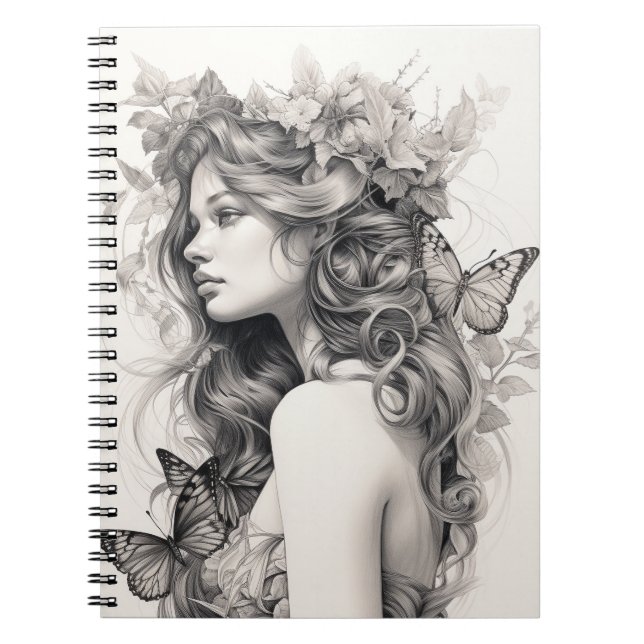 Elegant Create Your Own Photo Notebook | Custom (Front)