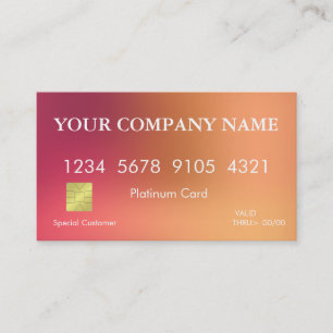 Elegant Credit Card
