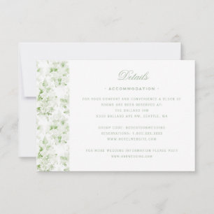 Elegant Crest w/ Sage Green Bow Details Thank You Card