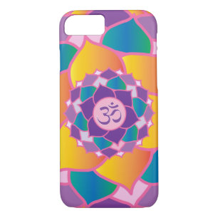 Elegant Crown Chakra Yoga Meditation Enthusiast's iPhone 8/7 Case