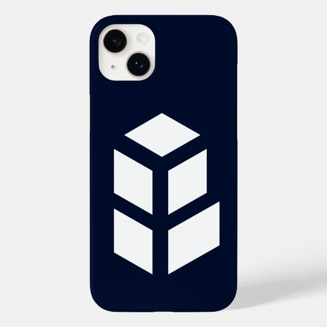 Elegant Cube Black White Case-Mate iPhone Case (Back)