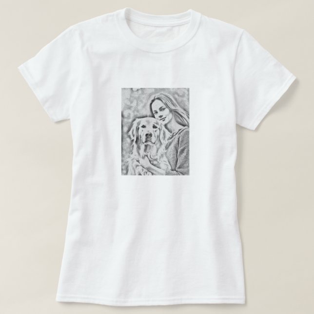 Elegant Custom Add Your Own Photo gift for Wifey T-Shirt (Design Front)