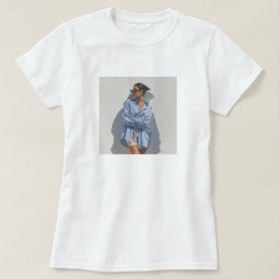 Elegant Custom Add Your Own Photo womens  T-Shirt