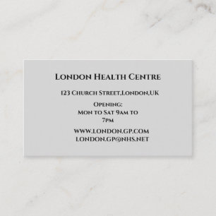 Elegant Custom Appointment CARD