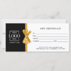 Elegant Custom Black Business Gift Certificate