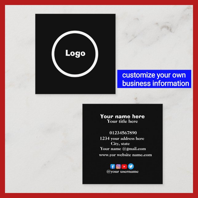 Elegant Custom Business Card |Minimal Professional (Creator Uploaded)