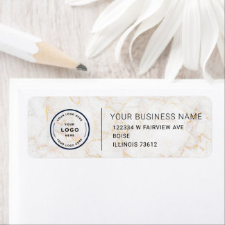Elegant Custom Business Return Address Labe