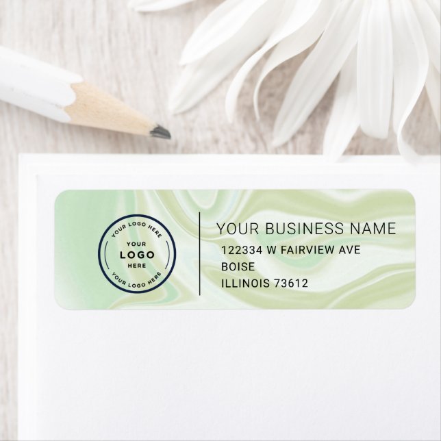 Elegant Custom Business Return Address Label (Insitu)