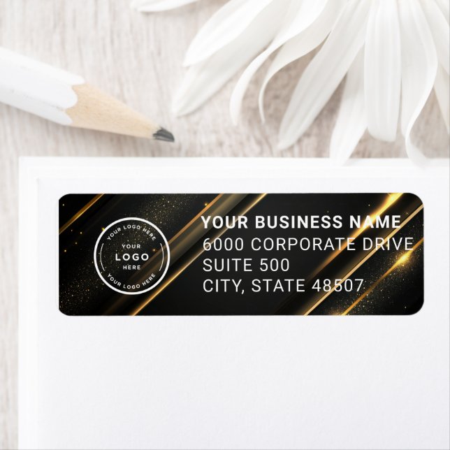 Elegant Custom Business Return Address Label (Insitu)