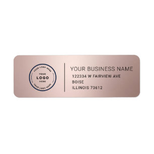 Elegant Custom Business Return Address Label