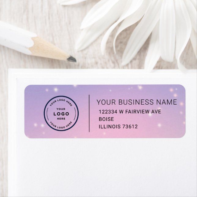 Elegant Custom Business Return Address Label (Insitu)