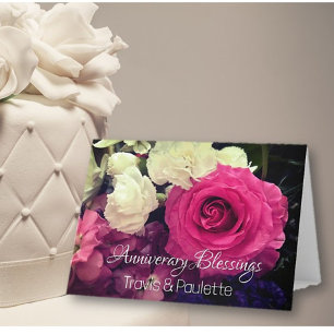 Elegant custom couple's Anniversary card