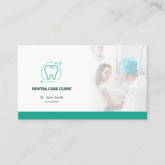 Elegant Custom Dental Modern Dentist appointment Business Card