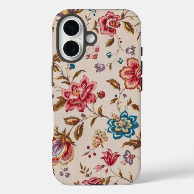 Elegant Custom Floral Photo Case-Mate iPhone Case (Back)