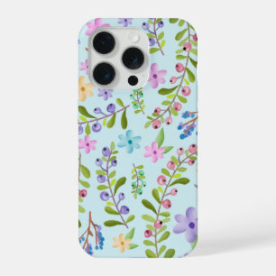Elegant Custom Floral Photo iPhone 15 Pro Case