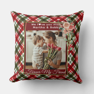 Elegant Custom Gift for Mum Mothers Day 1 Photo Cushion