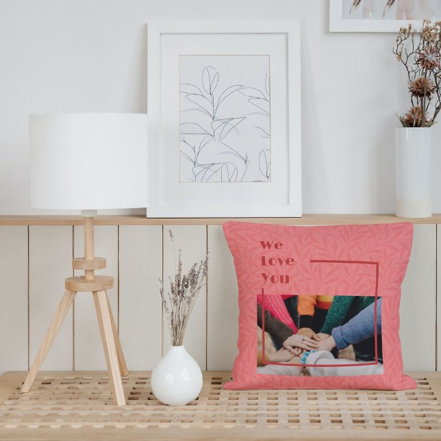 Elegant Custom Gifts for Friends Moving Away Pink Cushion (Gifts for Friends Moving Away)