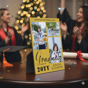 Elegant Custom Graduation Photo Memory Plaque