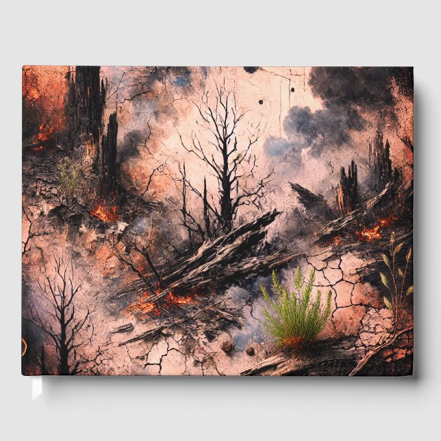 Elegant Custom Guest Book – Timeless Keepsake (Front)