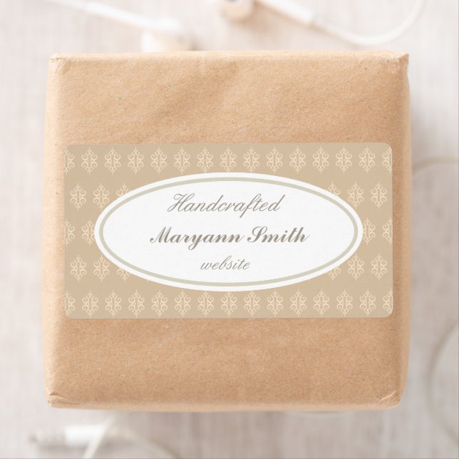Elegant Custom Handcrafted Lace Labels (Insitu)