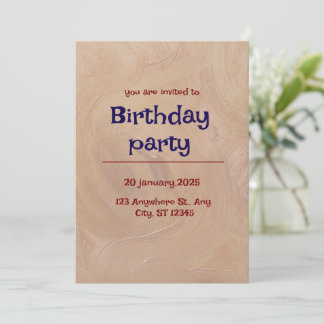 Elegant Custom Invitation Card for Any Occasion