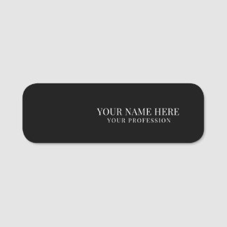Elegant custom Logo Employee magnetic, safety pin Name Tag