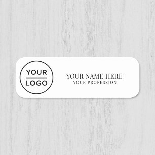 Elegant custom Logo Employee magnetic, safety pin Name Tag