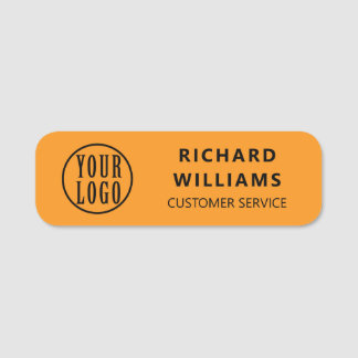 Elegant custom Logo Employee magnetic, safety pin Name Tag