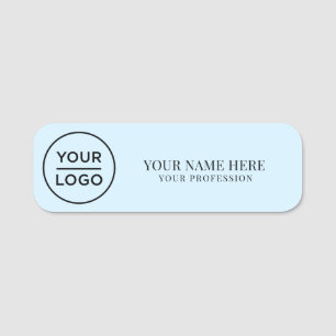 Elegant custom Logo Employee magnetic, safety pin Name Tag