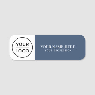 Elegant custom Logo Employee magnetic, safety pin Name Tag