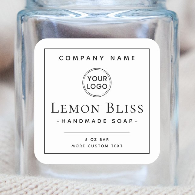 Elegant custom logo square product label (Creator Uploaded)