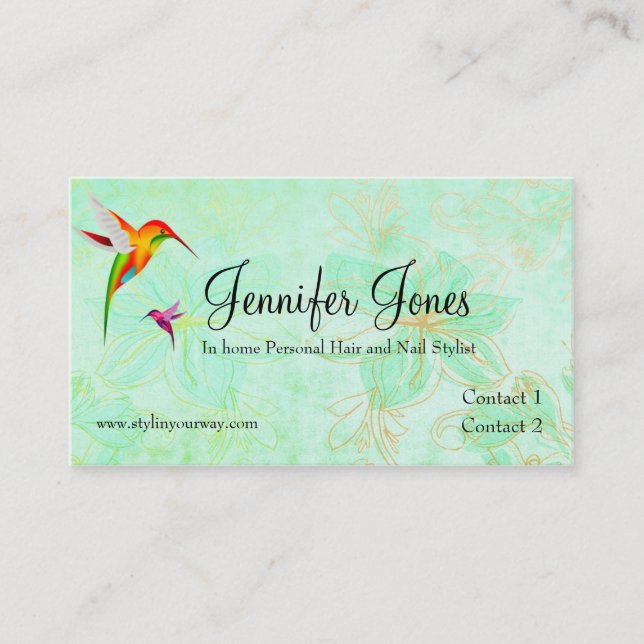 Elegant Custom Loyalty Business Card (Front)