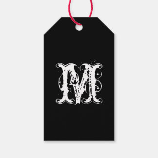 Elegant Custom Monogram and Colour Gift Tags