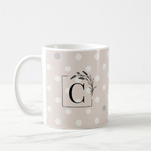 Elegant Custom Monogram Mug – Wedding Favor