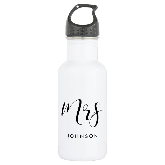 Elegant custom Mrs 532 Ml Water Bottle (Front)