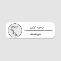 Elegant Custom Name Tag – Design for Events/Work 