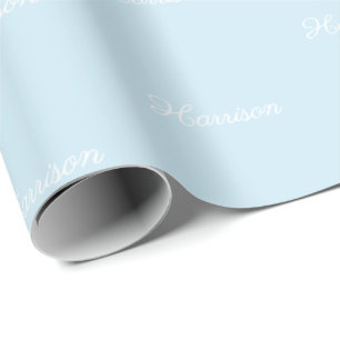 Elegant custom Name, Text, Birthday Gift Wrapping Paper
