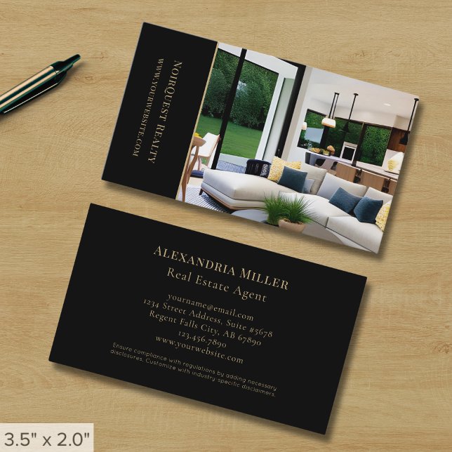 Elegant Custom Photo Business Card (Creator Uploaded)