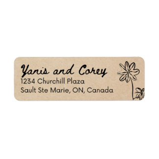 Elegant Custom Return Address Label | Personalised