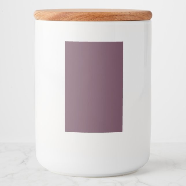 Elegant Custom Storage Jar Food Label (Front)