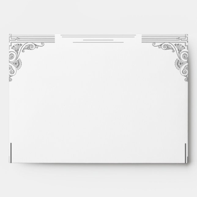 Elegant Custom Wedding Envelope (Front)